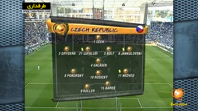 پیروزی 1-0 یونان مقابل جمهوری چک و صعود به فینال یورو با قانون گل نقره ای (2004/7/1) / فیلم