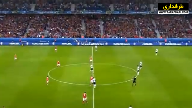 صعود تاریخی ولز به نیمه نهایی یورو با برتری 3-1 مقابل بلژیک (2016/7/1) / ویدیو